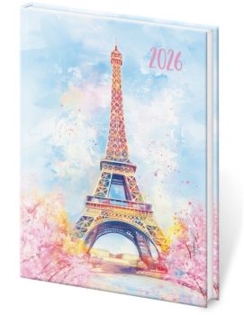Vreckový diár A7 Vario Lyra Paris
