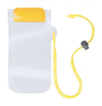 Waterpro vodeodolný obal na mobil žltá , transparent