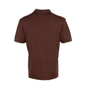 MEN’S COOLCHECKER® PIQUE POLO Brown M