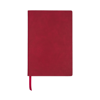 VISTA čtverečkovaný zápisník, červená