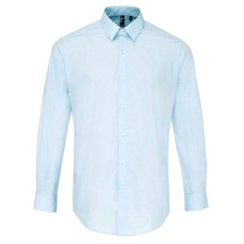 MEN'S POPLIN SUPREME LONG SLEEVE SHIRT Light Blue S