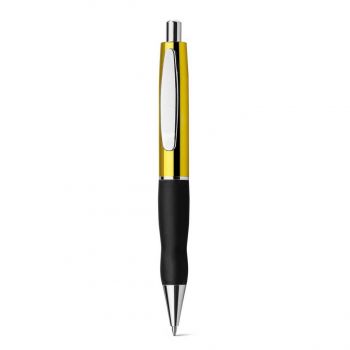 THICK. Guľôčkové pero s kovovým povrchom Žltá