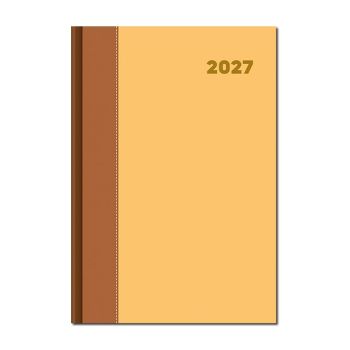Denný diár A5 DOLCETTO hnedo zlatý 2027