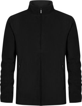 Promodoro | Pánská dvojitá fleecová bunda black/black L