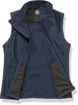 Result | Dámská 2-vrstvá softshellová vesta "Printable" navy/navy L
