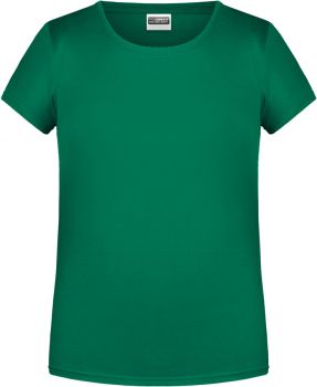 James & Nicholson | Dívčí tričko z bio bavlny irish green L