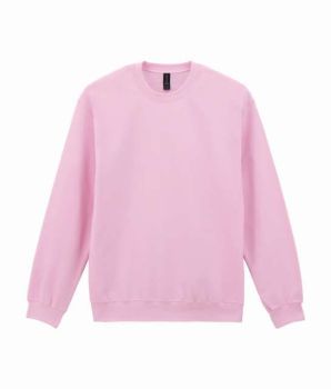 SOFTSTYLE® MIDWEIGHT FLEECE ADULT CREWNECK Light Pink S
