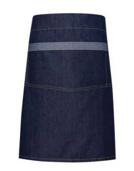 'DOMAIN' CONTRAST DENIM WAIST APRON Indigo Denim U