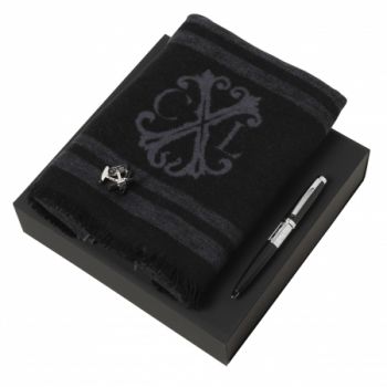 Set Christian Lacroix (ballpoint pen, cufflinks & scarve)