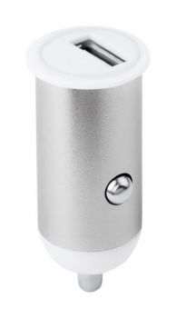 Bozix USB car charger silver , white