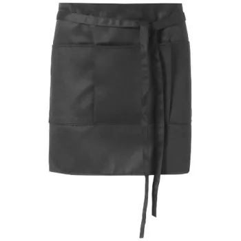 Krátká zástěra Lega 240 g/m² Černá