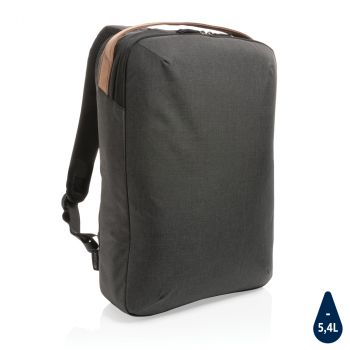Dvojtónový batoh na 15,6" notebook Impact z 300D rPET AWARE™ čierna