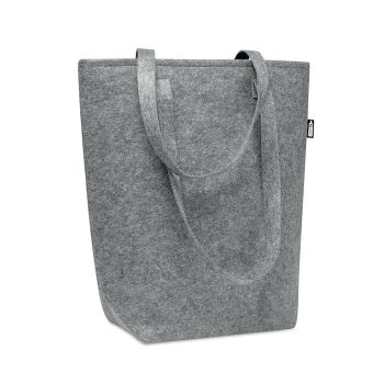 TASLO Plstěná nákupní taška z RPET grey