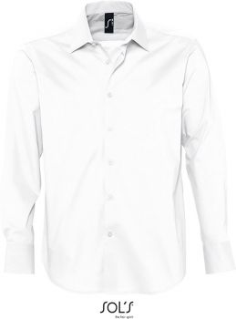 SOL'S | Elastická košile s dlouhým rukávem white L
