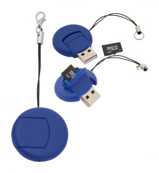 Apek memory card reader blue